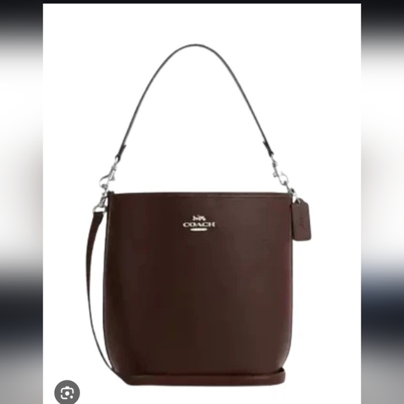 NWOT Coach City Large Bucket Bag Chocolate Brown - Picture 1 of 8